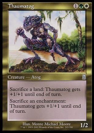 Magic the Gathering: Odyssey (Base Set) card 295 Thaumatog