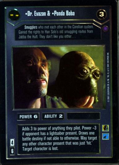 Star Wars: Reflections III (Base Set) card 6 Dr. Evazan & Ponda Baba