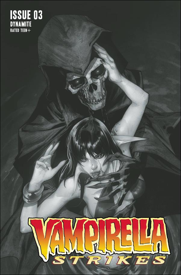Vampirella Strikes (2022) issue 3-N Stephen Segovia 1:20 Black & White Cover