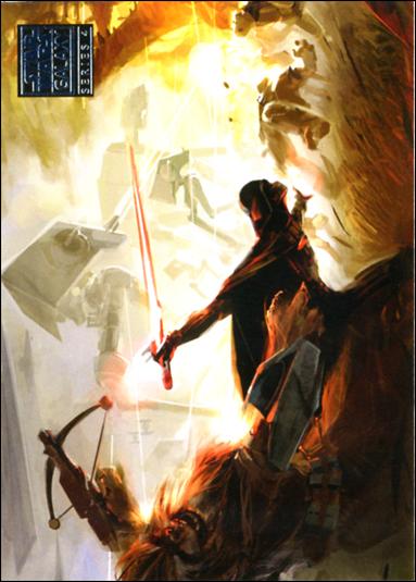 Star Wars Galaxy: Series 4 (Base Set) card 112 Kashyyyk Under Siege