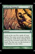 Magic the Gathering: Duel Decks: Ajani vs. Nicol Bolas card 24 Lead the Stampede