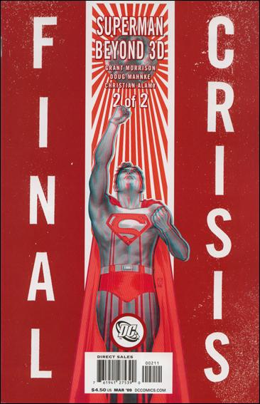 Final Crisis: Superman Beyond issue 2 J.H. Williams III 3-D "Sliver" Cover
