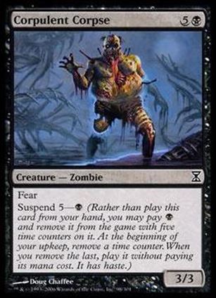 Magic the Gathering: Time Spiral (Base Set) card 98 Corpulent Corpse
