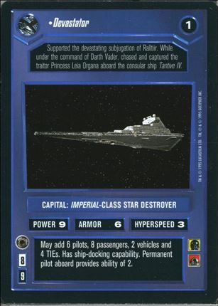 Star Wars: Premiere Limited (Base Set) card 137 Devastator