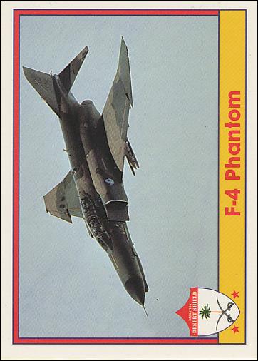 Operation Desert Shield (Base Set) card 101 F-4 Phantom II