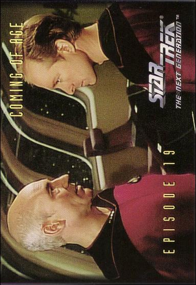 Star Trek: The Next Generation - The Episode Collection Season One (Base Set) card 66 Coming of Age, Episode 19C