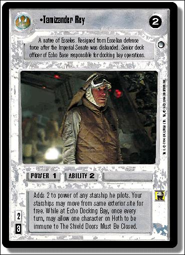 Star Wars: Hoth Limited (Base Set) card 102 Tamizander Rey