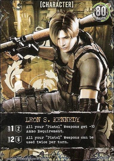Resident Evil (Base Set) card CH-002 Leon S. Kennedy