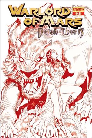 Warlord of Mars: Dejah Thoris issue 3-F Paul Renaud 1:20 Martian Red Cover