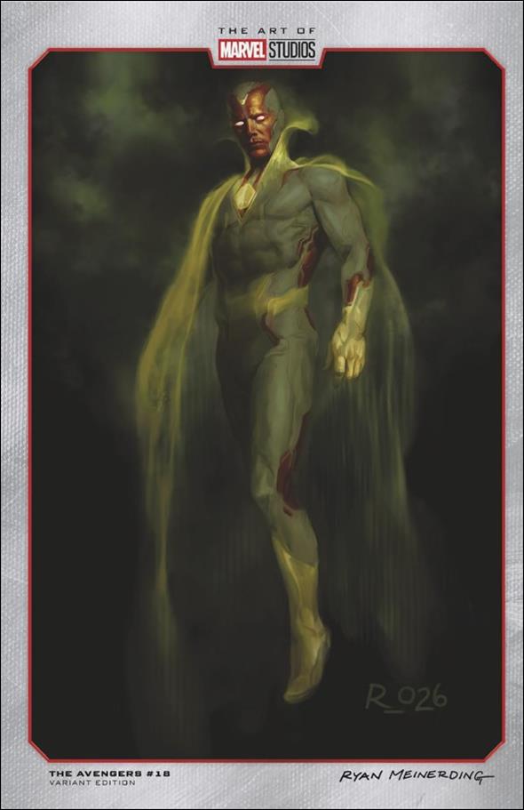 Avengers (2023) issue 18-F Ryan Meinerding Marvel Studios Cover