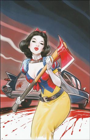 Princesses vs. Zombies issue 1-L Whiskey Paint Cover