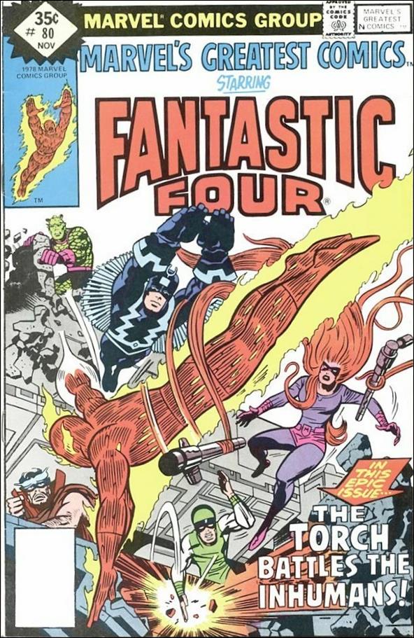 Marvel's Greatest Comics issue 80-B Whitman Cover
