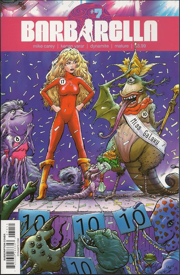 Barbarella (2017) issue 7-E Kenan Yarar Subscription Cover