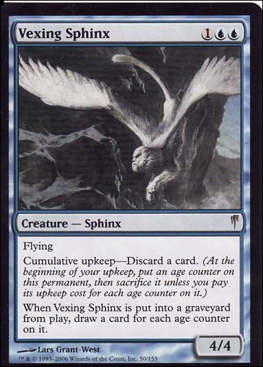Magic the Gathering: Coldsnap (Base Set) card 50 Vexing Sphinx