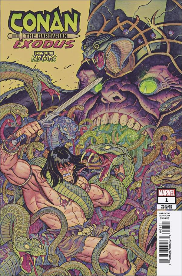 Conan the Barbarian: Exodus issue 1-B Nick Bradshaw Bring on the Bad Guys Cover