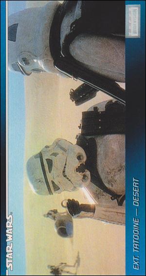 Star Wars Widevision (Base Set) card 15 Ext. Tatooine - Desert