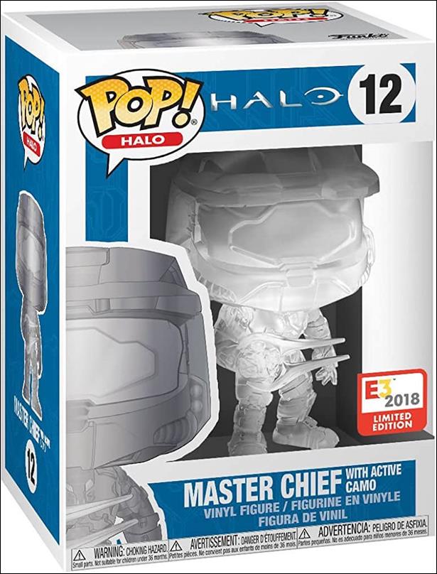 POP! Halo figure 12 Master Chief with Active Camo E3 Exclusive