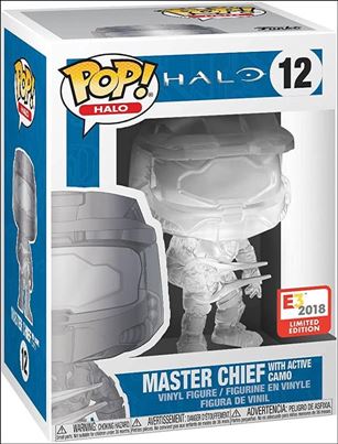 POP! Halo figure 12 Master Chief with Active Camo E3 Exclusive