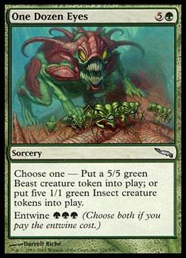 Magic the Gathering: Mirrodin (Base Set) card 126 One Dozen Eyes