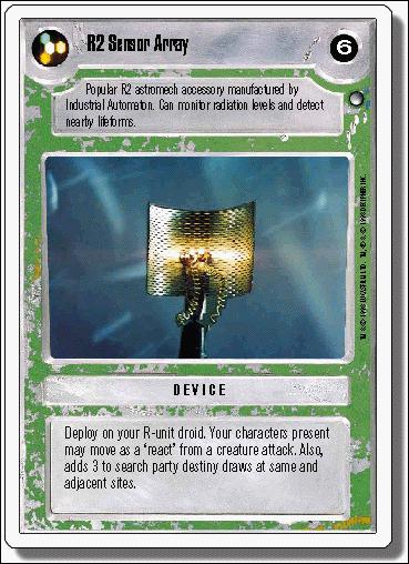 Star Wars: Hoth Revised (Base Set) card 112 R2 Sensor Array