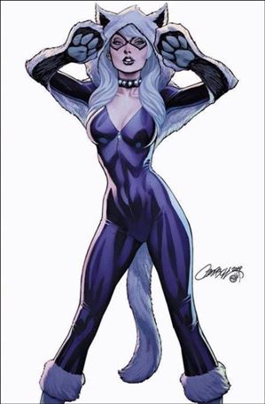 Black Cat (2019) issue 1-TA Campbell Frankies Comics "Cat" Virgin Cover 1/1000