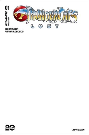 Thundercats: Lost issue 1-H Blank Authentix Sketch Cover