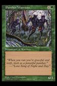 Magic the Gathering: Visions (Base Set) card 115 Panther Warriors