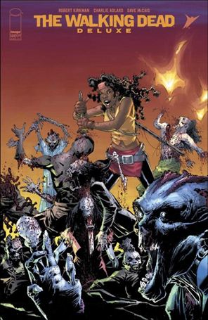 Walking Dead Deluxe issue 109-C Whilce Portacio Connecting Cardstock Cover