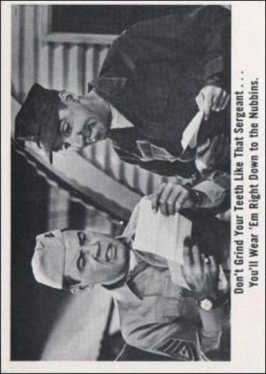 Gomer Pyle (Base Set) card 33 Don't Grind Your Teeth Like That Sargent...