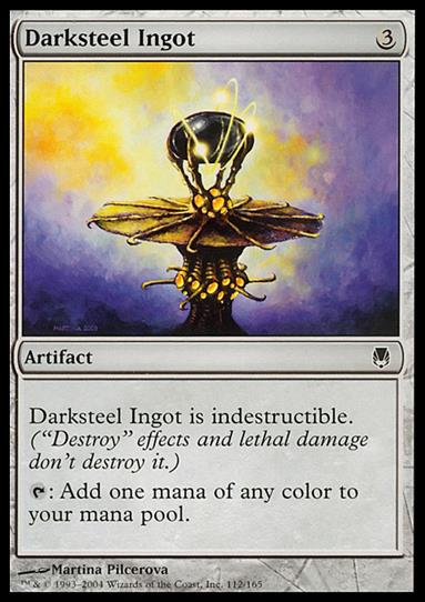 Magic the Gathering: Darksteel (Base Set) card 112 Darksteel Ingot