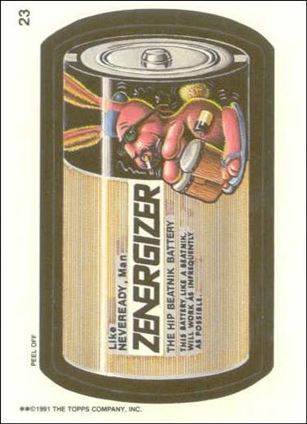 Wacky Packages (Base Set) card 23 Zenergizer