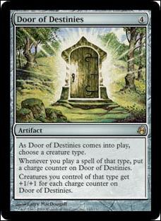 Magic the Gathering: Morningtide (Base Set) card 143 Door of Destinies