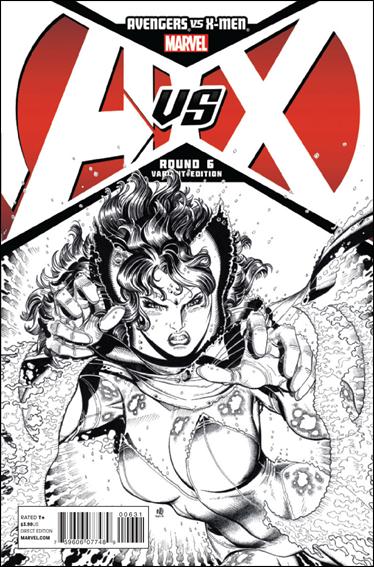 Avengers vs X-Men issue 6-D Nick Bradshaw 1:200 Sketch Cover