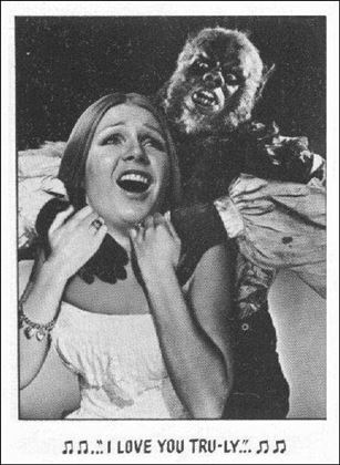 Creature Feature (Base Set) card 67 'I Love You Tru-Ly...'