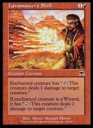 Magic the Gathering: Onslaught (Base Set) card 215 Lavamancer's Skill