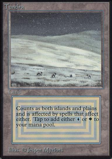 Magic the Gathering: Limited Edition Alpha (Base Set) card 284 Tundra