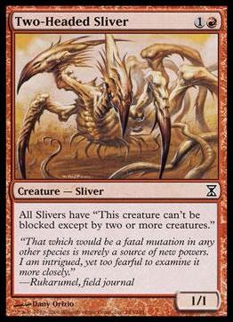 Magic the Gathering: Time Spiral (Base Set) card 183 Two-Headed Sliver