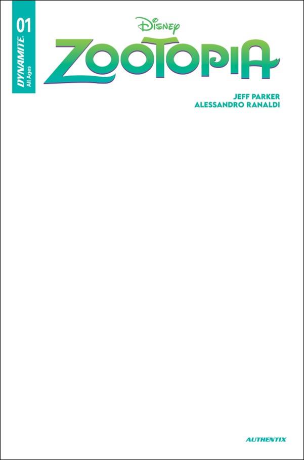 Zootopia (2025) issue 1-H Authentix Blank/Sketch Cover