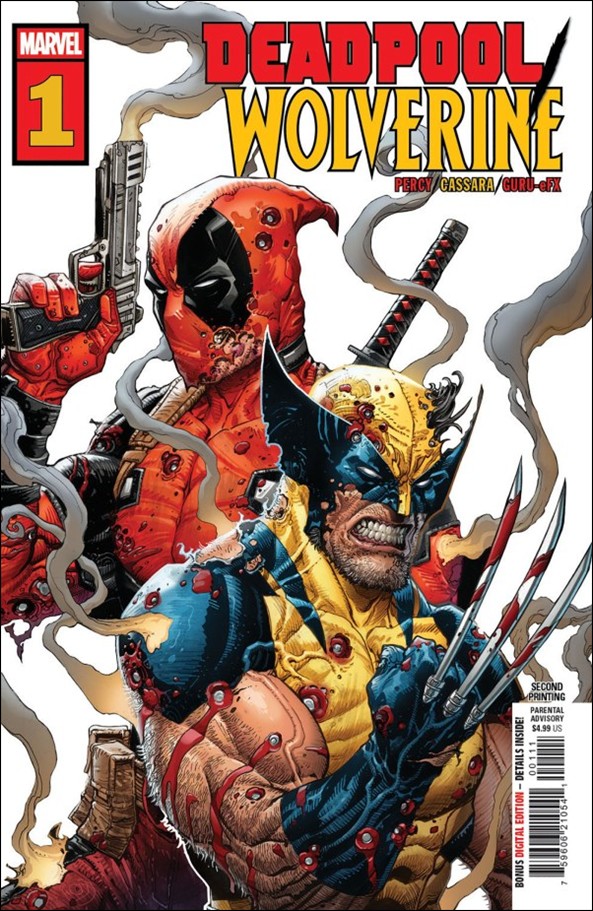 Deadpool / Wolverine (2025) issue 1-T Joshua Cassara Cover (Second Printing)