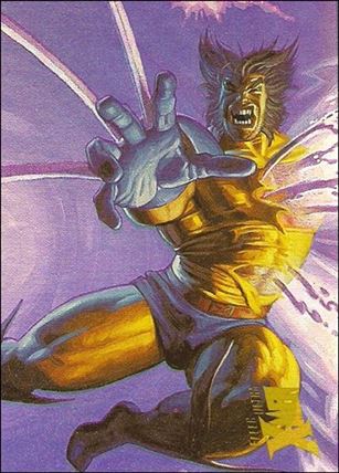 1996 Fleer Ultra X-Men: Wolverine (Holoflash Subset) card 4 Wolverine