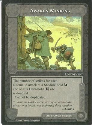 Middle-Earth: The Wizards (Base Set) card 35 Awaken Minions
