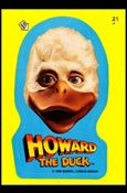 Howard the Duck (Movie) (Sticker Subset) card 21