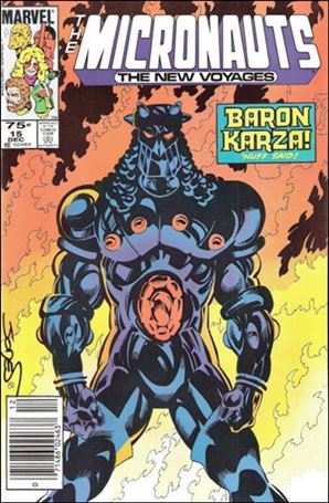Micronauts (1984) issue 15-B Canadian Price Cover
