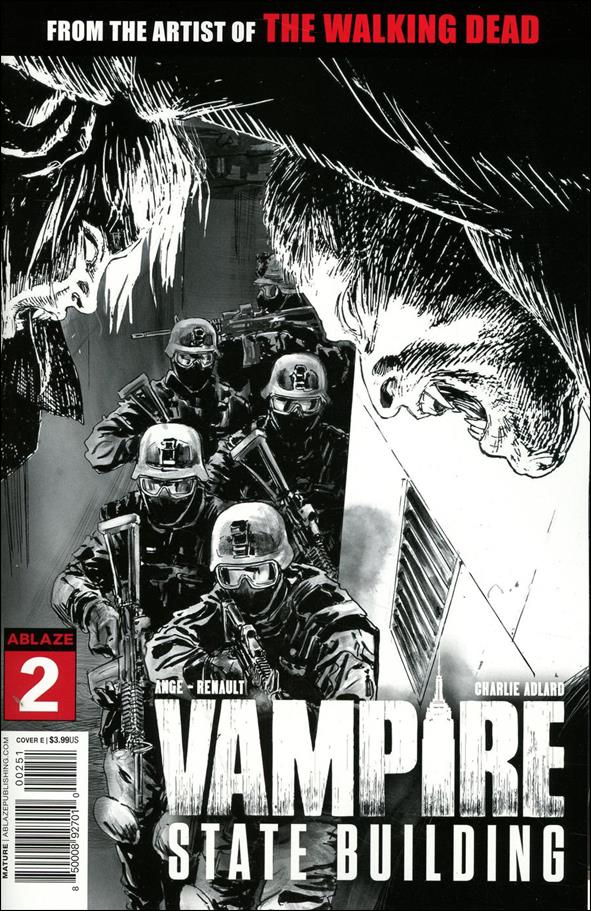 Vampire State Building issue 2-E Stefano Guadiano 1:10 Glow in the Dark Cover