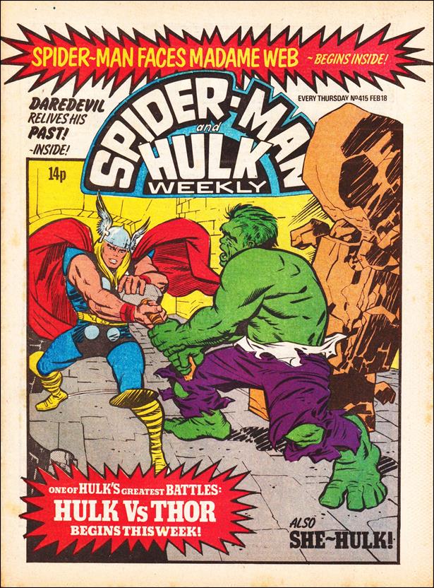 Spider-Man: Comics Weekly (UK) issue 415