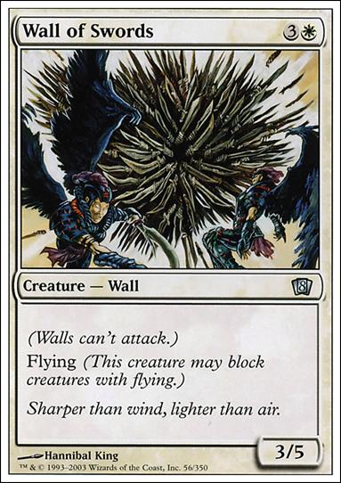 Magic the Gathering: 8th Edition (Base Set) card 56 Wall of Swords