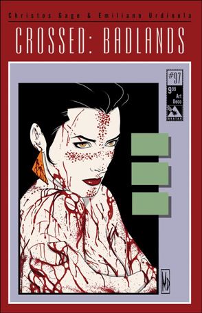 Crossed: Badlands issue 97-D Art Deco Cover