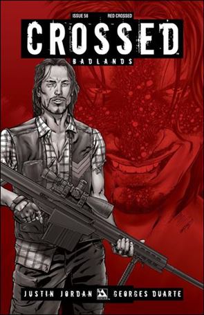 Crossed: Badlands issue 58-E Red Crossed Cover