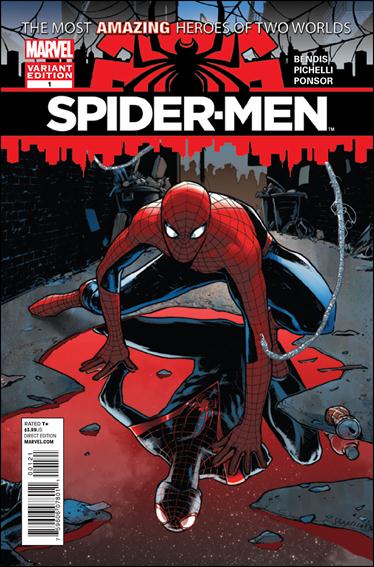 Spider-Men issue 1-C Sara Pichelli 1:100 Cover