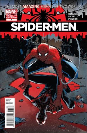 Spider-Men issue 1-C Sara Pichelli 1:100 Cover